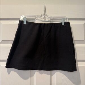 Frankie's Bikinis Black Terry Mini Skirt